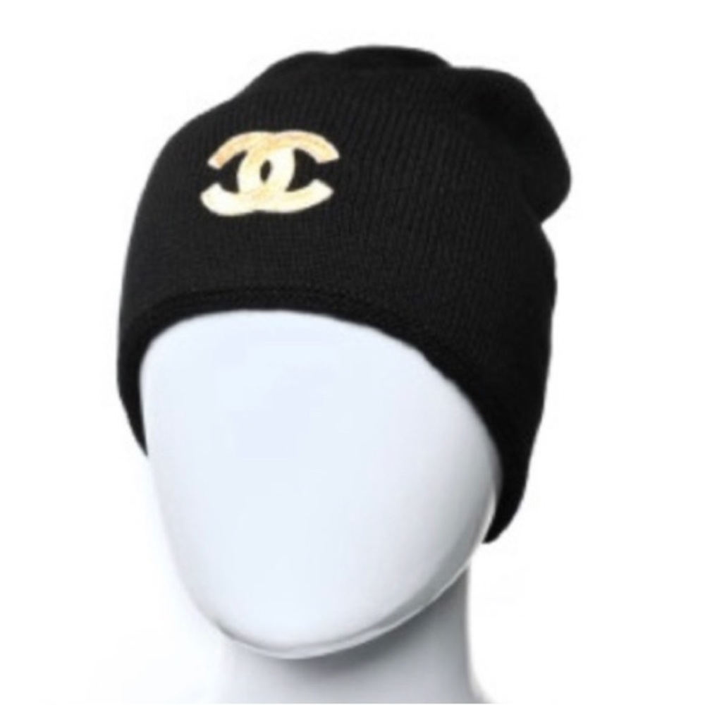 Chanel Cashmere Beanie Hat